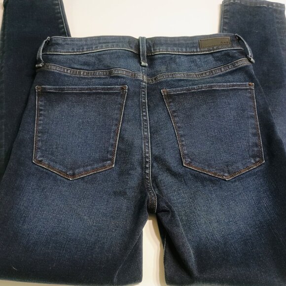 Abercrombie Fitch Jeans Womens 4/27 Simone High Rise Super Skinny Dark Wash Blue - Picture 6 of 6